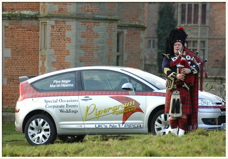 Pipe Major Martin Hewins
